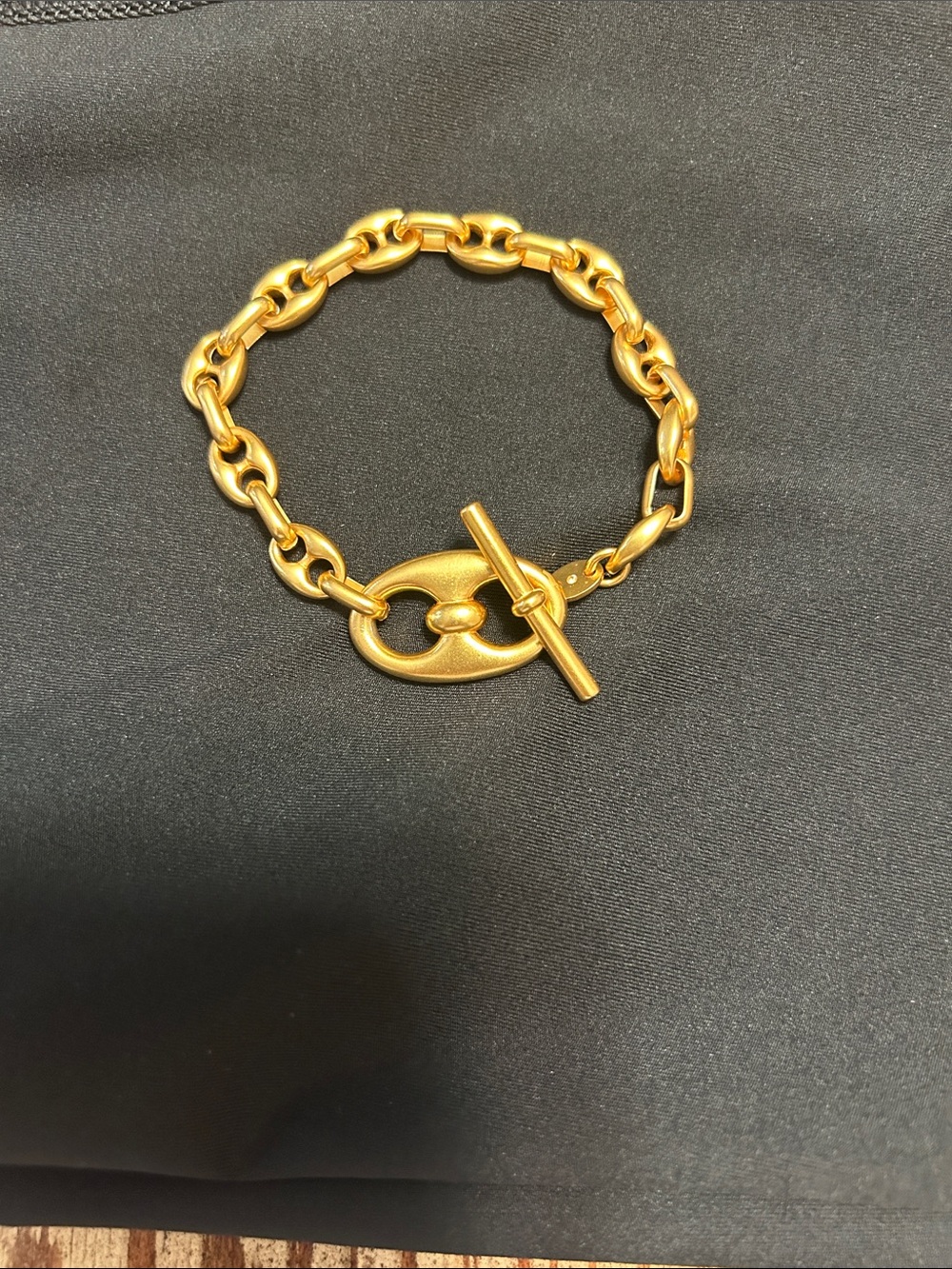 Gold Toggle Chain Link Bracelet - Women Jewelry